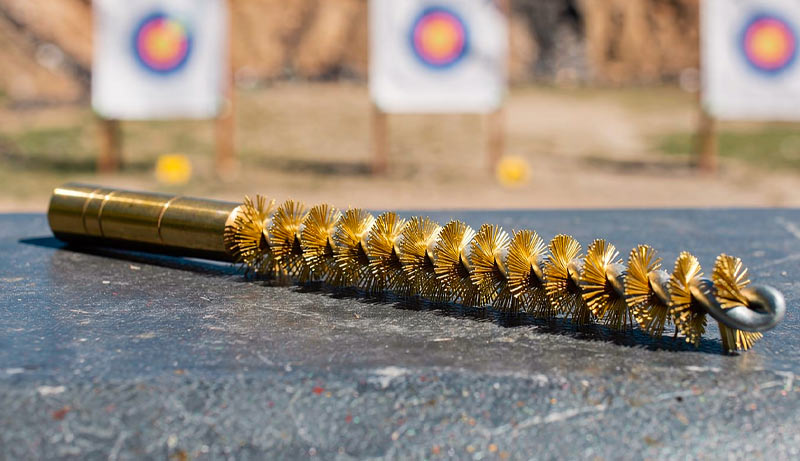 Écouvillon spiralé en laiton pour nettoyage d’arme