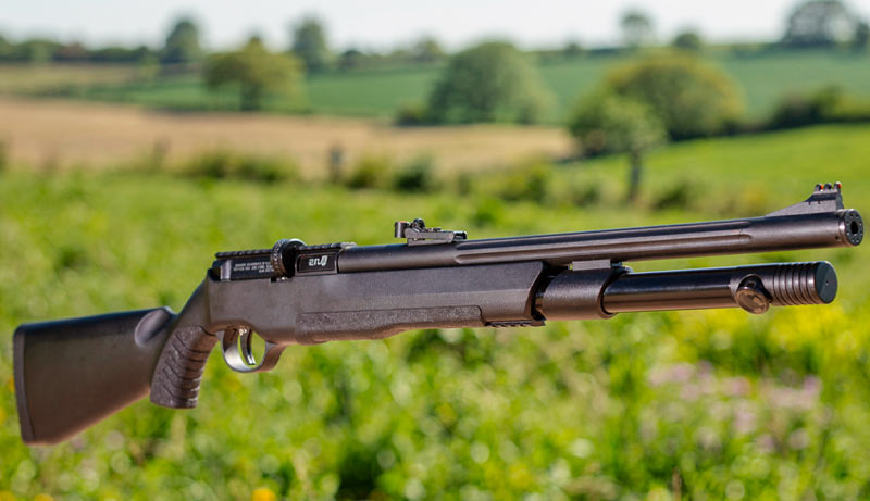 Carabine JTS AirStryke PCP avec canon rayé et modérateur intégré