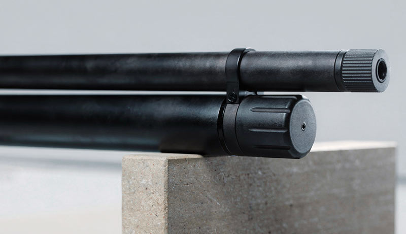 Détails réglables de la carabine JTS Airacuda PRS Max Argent PCP