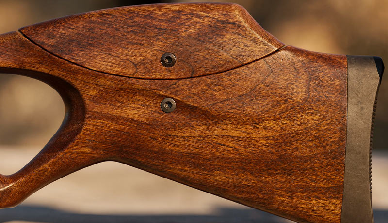 Rail Picatinny et équipements de la JTS Airacuda Max Wood PCP