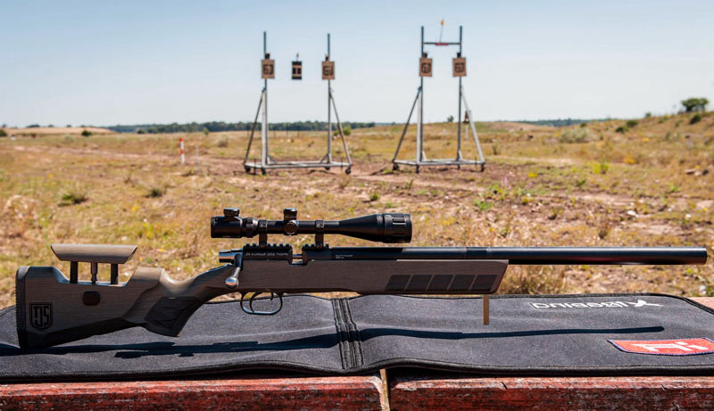 Canon long de 60 cm de la carabine PCP JTS Stealth Hawk 5,5 mm