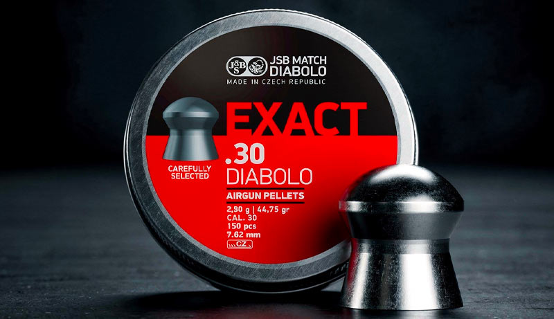Boîte de 150 plombs JSB Exact calibre 7,62 mm 2,90 g