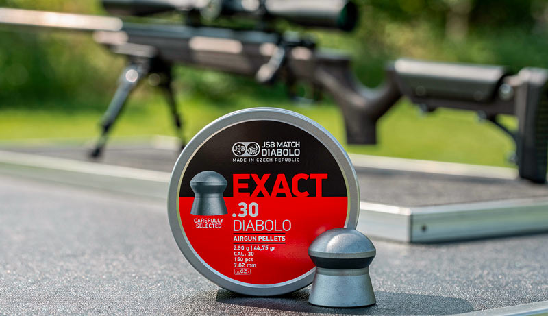 Plombs JSB Exact tête ronde calibre .30 pour carabine PCP