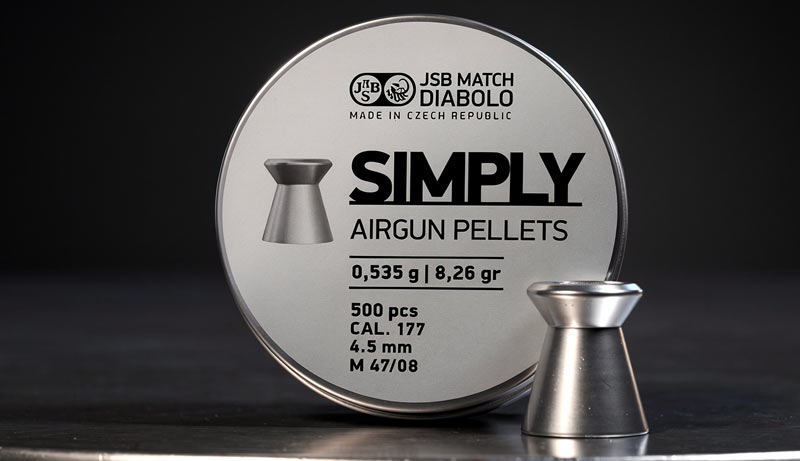 Boîte de 500 plombs JSB Simply calibre 4,5 mm 0,535 g