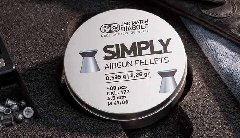 Conditionnement de 500 plombs JSB Simply calibre 4,5 mm