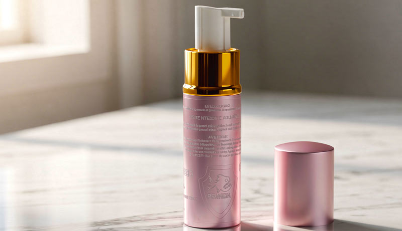 Spray au poivre Piranha Lipstick Rose avec projection supérieure à 3 mètres