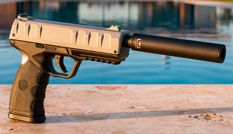 Pistolet LTL Bravo Premium avec accessoires et billes caoutchouc calibre 50