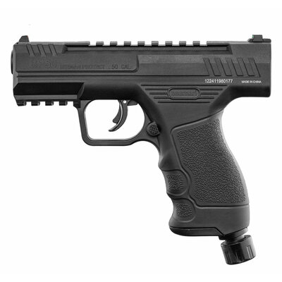Pistolet Beeman Protect BP50 noir vu du côté gauche, marquage BP50 .50 CAL sur la culasse