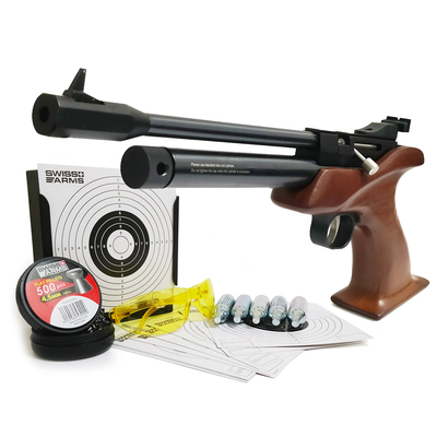 Kit Pistolet à plombs Artemis CP1 Gaz co2 9 coups 4.5mm - 6 joules