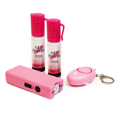 Shocker électrique LipStick rose 2 000 000 volts avec lampe - securicount