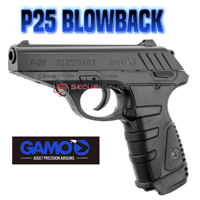 Pistolet à plomb Gamo P25 blowback 4.5 BBs