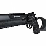 Flanc gauche de la Herd Wolf 711 avec le marquage Bruni Guns et la poignée de type revolver