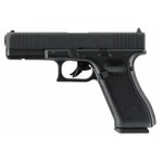 Pistolet à plomb Glock 17 Gen5 noir vu du côté gauche, marquages 17 Gen5 Austria