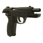 Gamo PT-85 culasse reculée, canon apparent et rail sous le canon