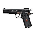 Pistolet Bruni US Combat 1911 noir vu du côté gauche, marquage U.S. Combat 1911 sur la culasse