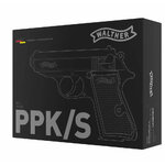 Boîte noire Walther PPK/S portant la mention incl. 100 BB