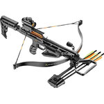 Arbalète EK Archery JAG-2 Pro noire avec viseur red dot et carquois garni de 3 traits