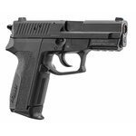 Réplique Sig Sauer SP2022 vue du côté droit, mention Sig Sauer Inc. Newington-NH-USA sur la carcasse