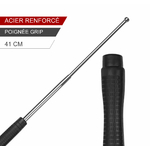 Matraque---Bâton-télescopique-acier-trempé-Chrome-ESP-41-cm-et-étui-Quick-Change-3