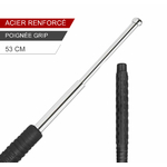 Matraque---Bâton-télescopique-Nickel-acier-renforcé-ESP-53-cm-et-étui-ceinture-PVC-1