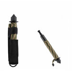 Matraque---Bâton-télescopique-Acier-Trempé-66-cm-avec-Manche-Paracorde-+-Embout-Brise-vitre-et-Etui-Ceinture-Nylon-5
