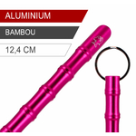 kubotan-bambou-124mm-rose-piranha-pkb4-1