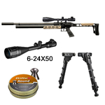 Carabine-Snowpeak-Mercury---AP1000-PCP-cal.-5.5mm-19.9-joules-+-lunette-de-tir-6-24x50-3