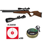 Pack-Carabine-JTS-Airacuda-Max-Wood-PCP-cal.-5.5mm-19.9-joules-+-lunette-de-tir-6-24x50