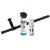 Tonfa noir Cobra, bombe lacrymogène blanche de 100 ml au gel CS et flacon de décontaminant CS