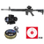 Pack-Carabine-ML-450-(type-M16)-EKOL-Black-gas-piston-cal.-4,5mm-+-Viseur-Point-rouge-'Red-Dot'-1