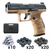 STARTER PACK Pistolet WALTHER PPQ M2 T4E tan cal.43 type gomme cogne : avec mallette (