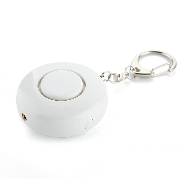Alarme personnelle porte-clés à goupille avec lampe LED, 130 dB
