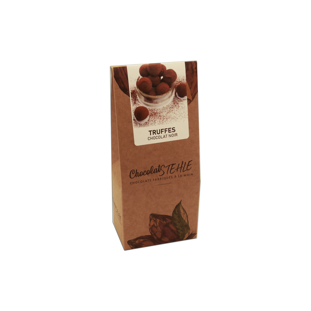 Truffes vanille chocolat par 15 - Truffes artisanales par Quentin Bailly
