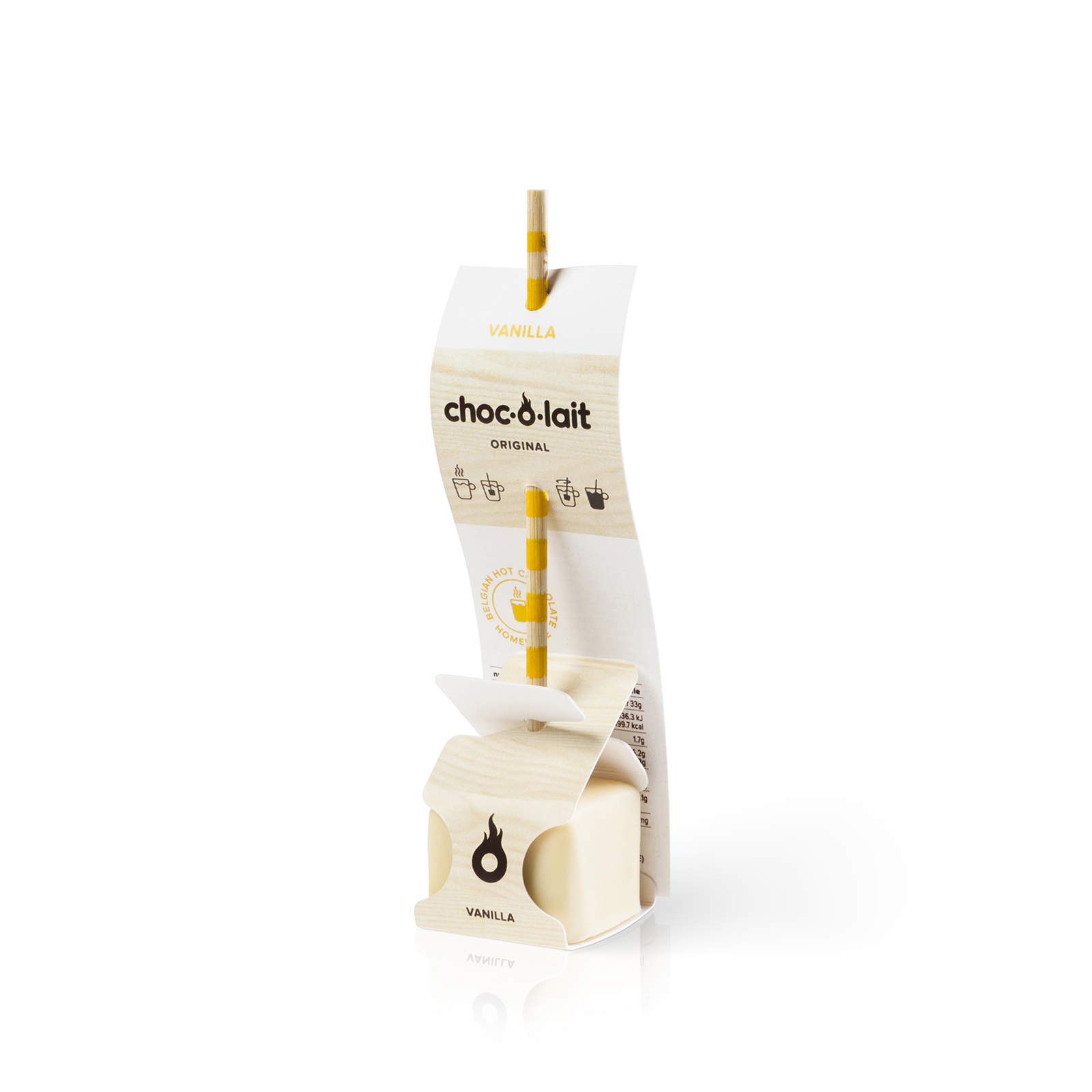 Choc-o-Lait - Bâtonnet de Chocolat à la Vanille