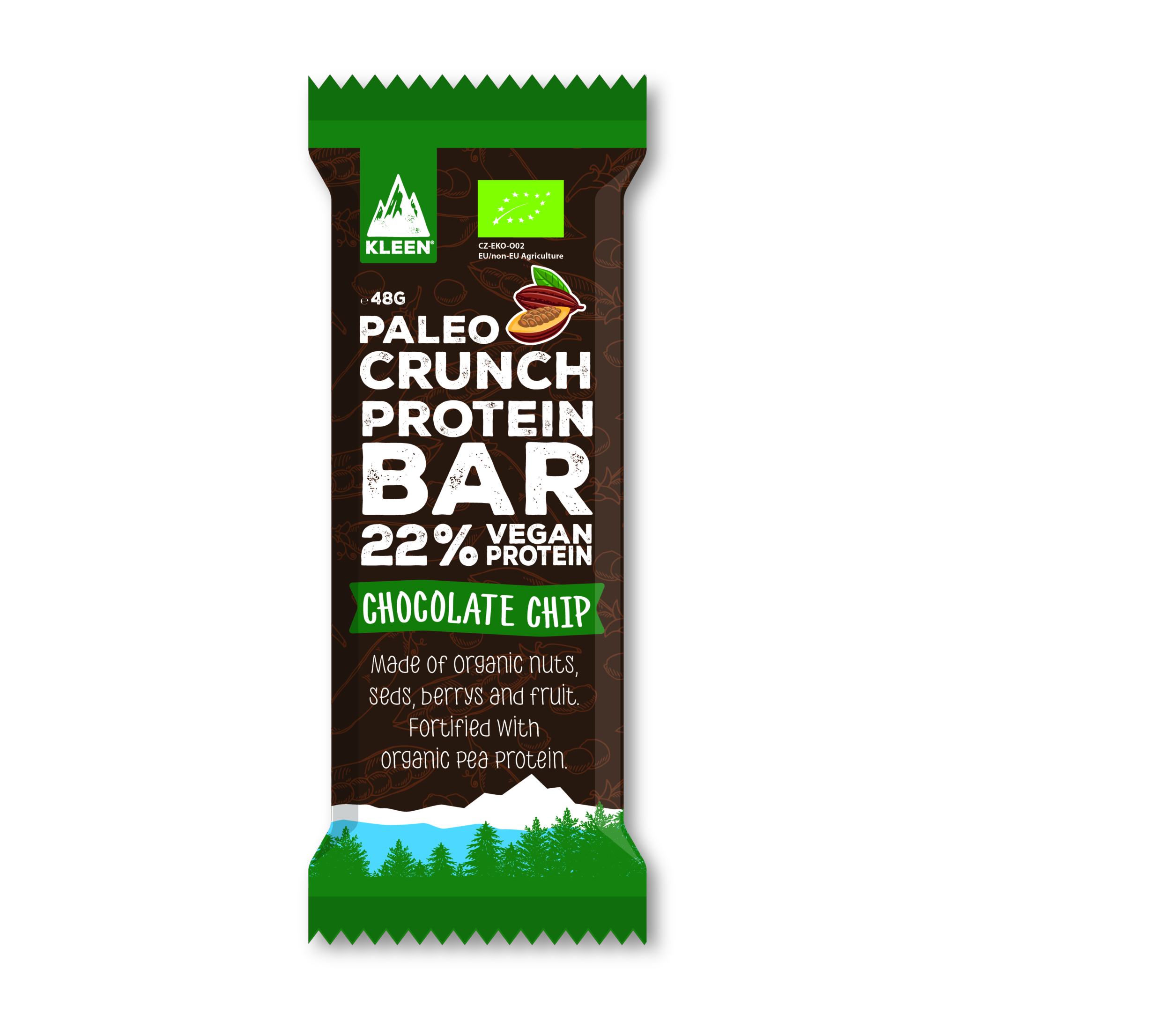 Barre Paléo Crunch PROTEIN -Chocolat- 47g