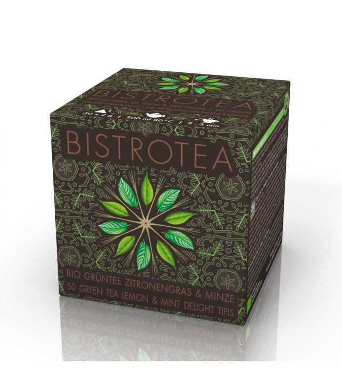 Bistrotea - TIPIS - Thé Vert Citronnelle & Menthe Bio 50 sachets