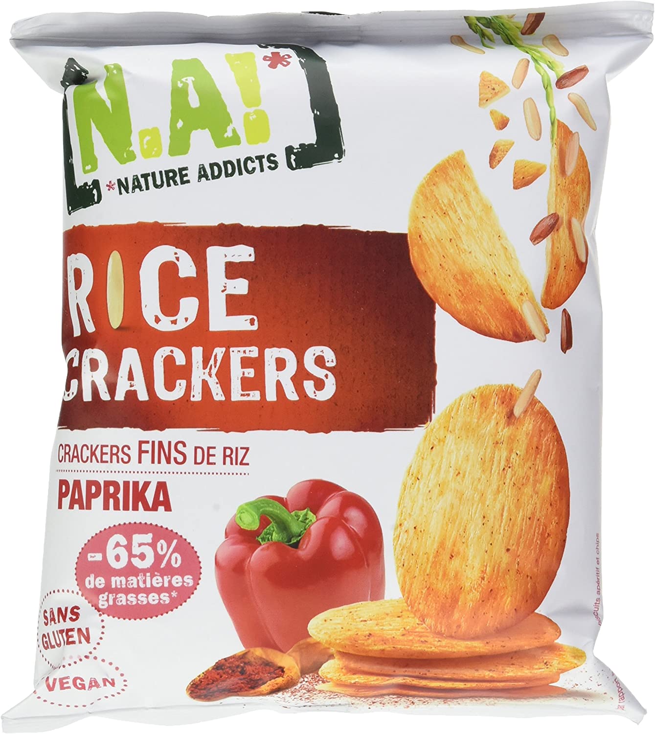 [N.A!] Rice Crackers - Piment Doux - 12 x 35g