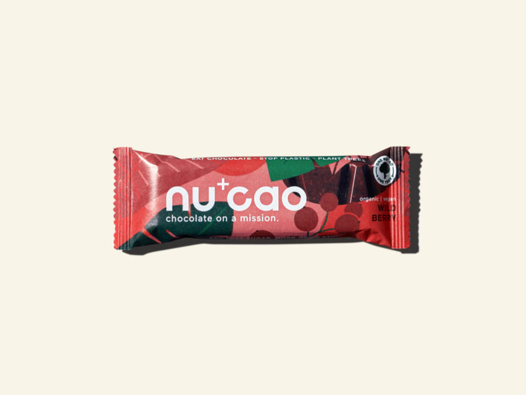 Nu+Cao - Barre Cacao + Baies Sauvages - Bio - 40g