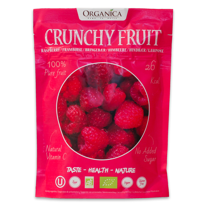 Crunchy Fruit Framboises -Organica Food- 12g