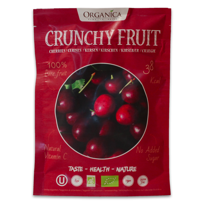 Crunchy Fruit Cerises -Organica Food- 12g