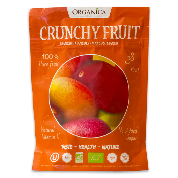 Crunchy Fruit Mangues -Organica Food- 12g