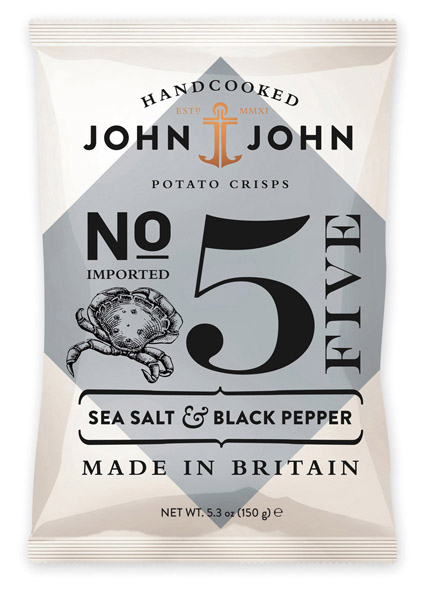 John & John N°5 Sel de Mer & Poivre Noir - 40g
