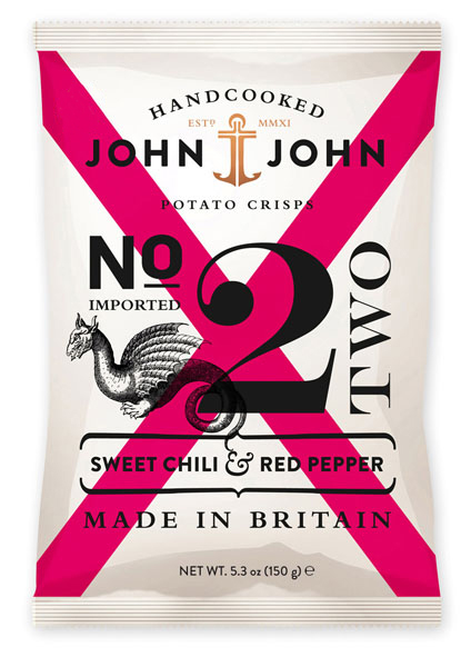 John & John N°2 Piment Doux - 24 X 40g -