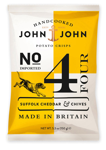 John & John N°4 Cheddar & Ciboulette - 40g