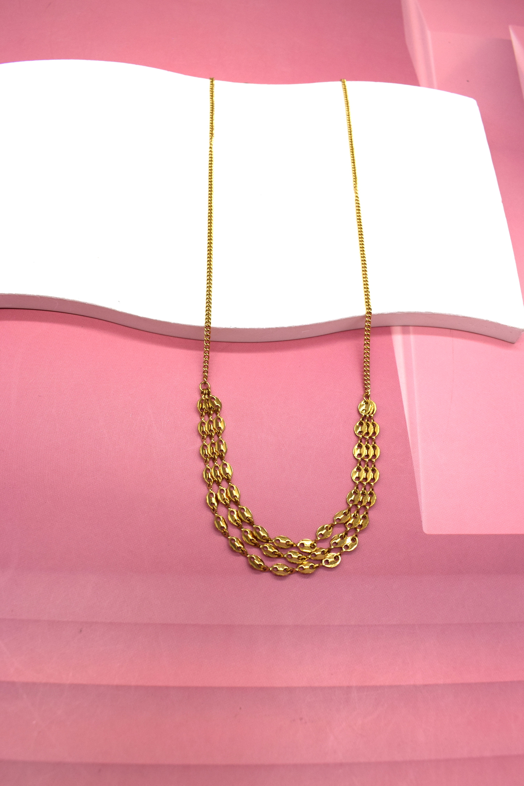 Collier Maryline / Acier inoxydable et grande perle d'eau douce – Élégance by SP