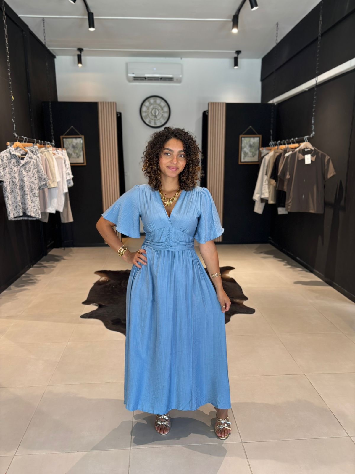 robe alba bleu jean