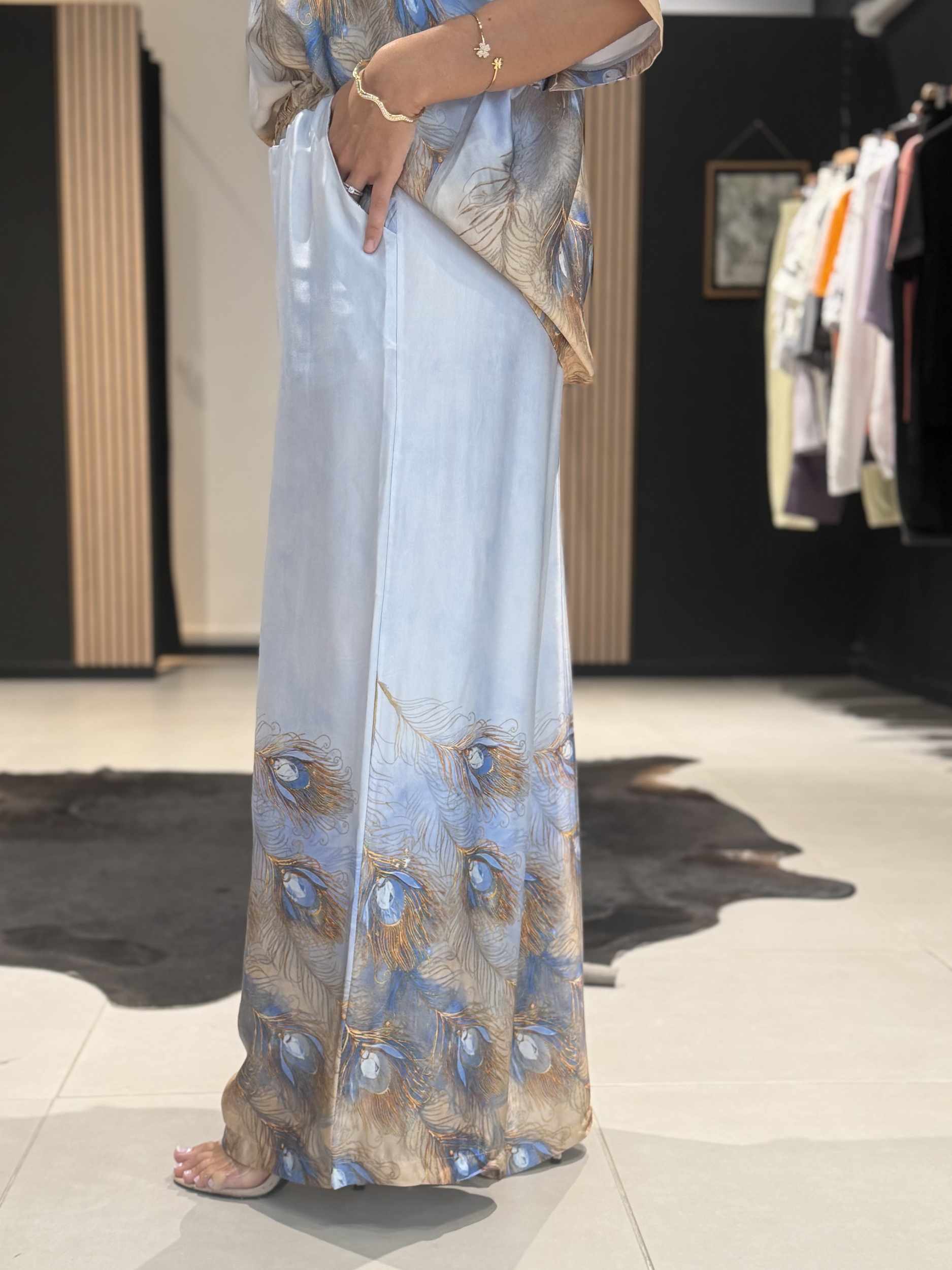 pantalon luna bleu ciel perle des iles 974