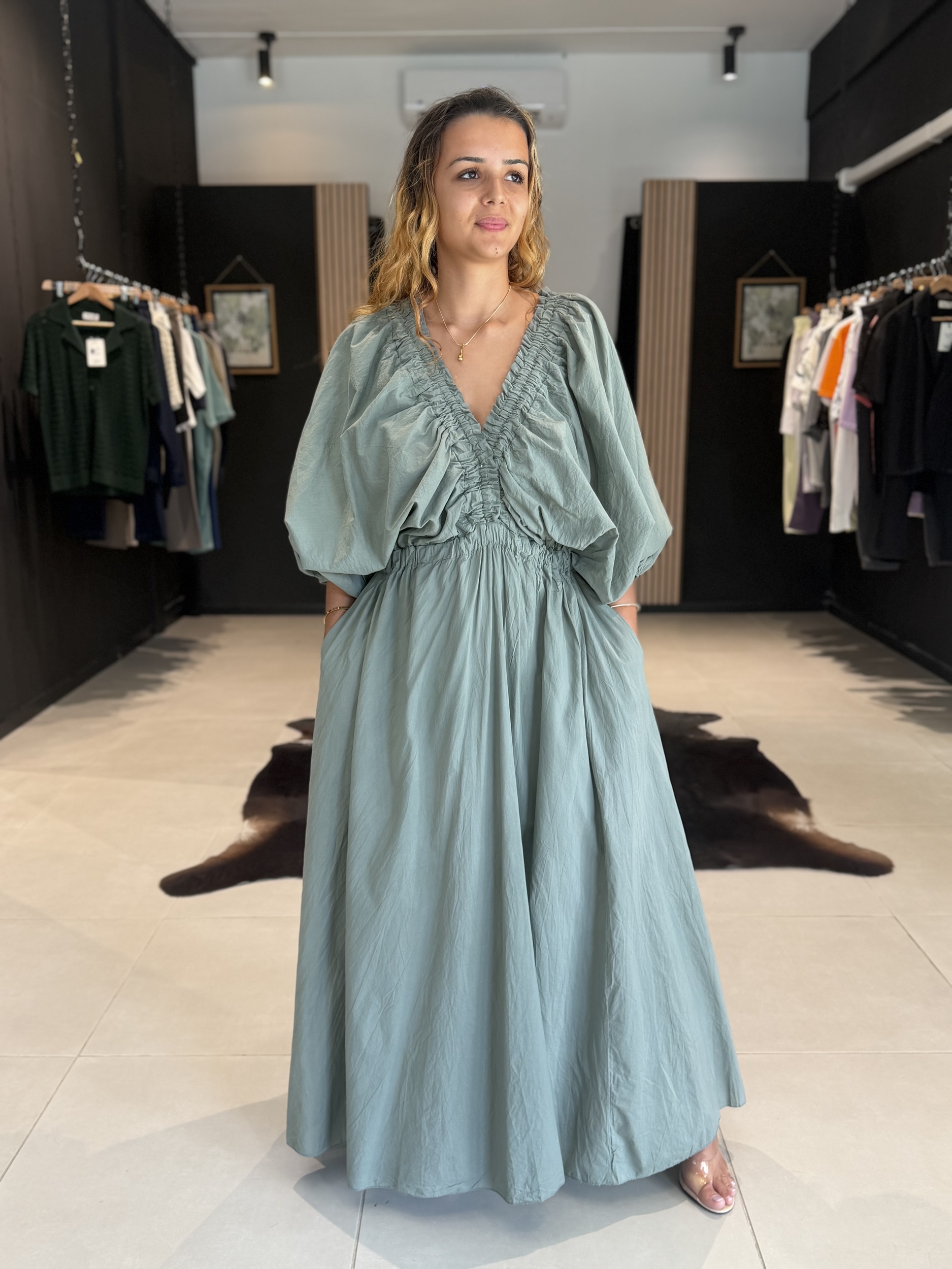 robe lola kaki perle des iles 974