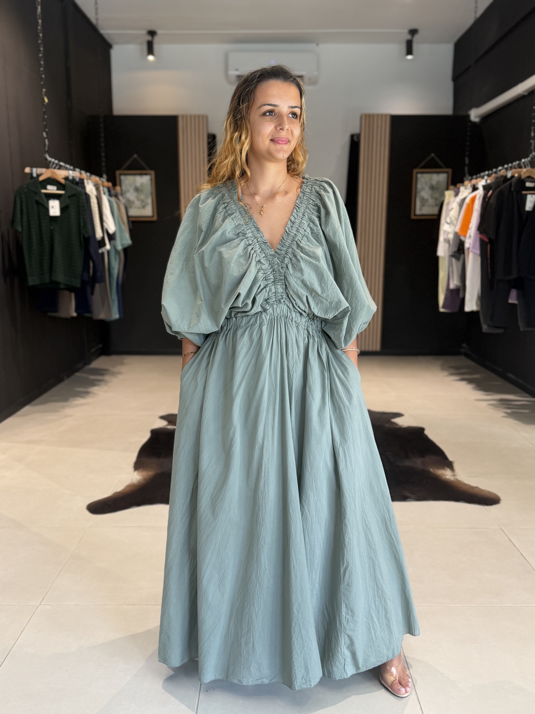 robe lola kaki perle des iles 974