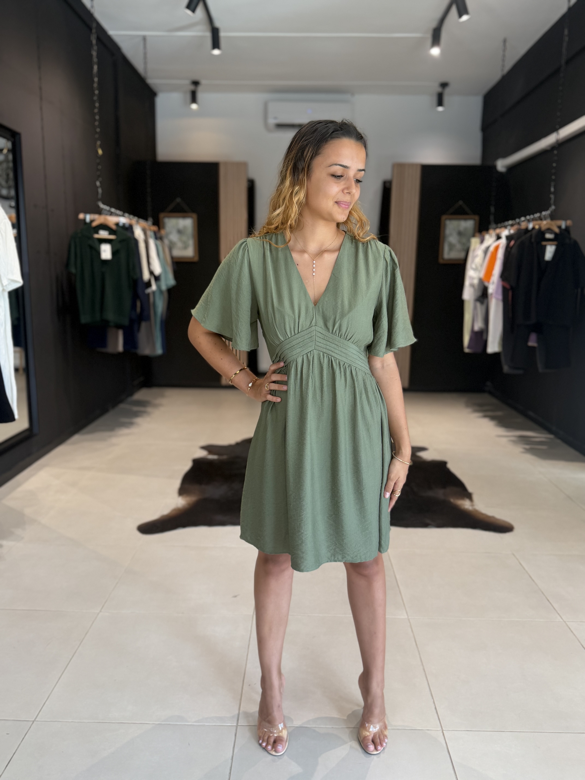 robe lina kaki perle des iles 974